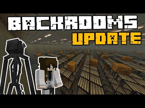 The Backrooms Survival Expansion mod for Minecraft PE