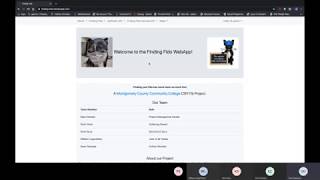 Finding Fido Video Presentation