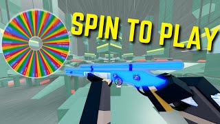 Spinning a Wheel to Decide My Gun (Roblox Bad Business)