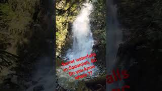 secret waterfalls Squamish, BC