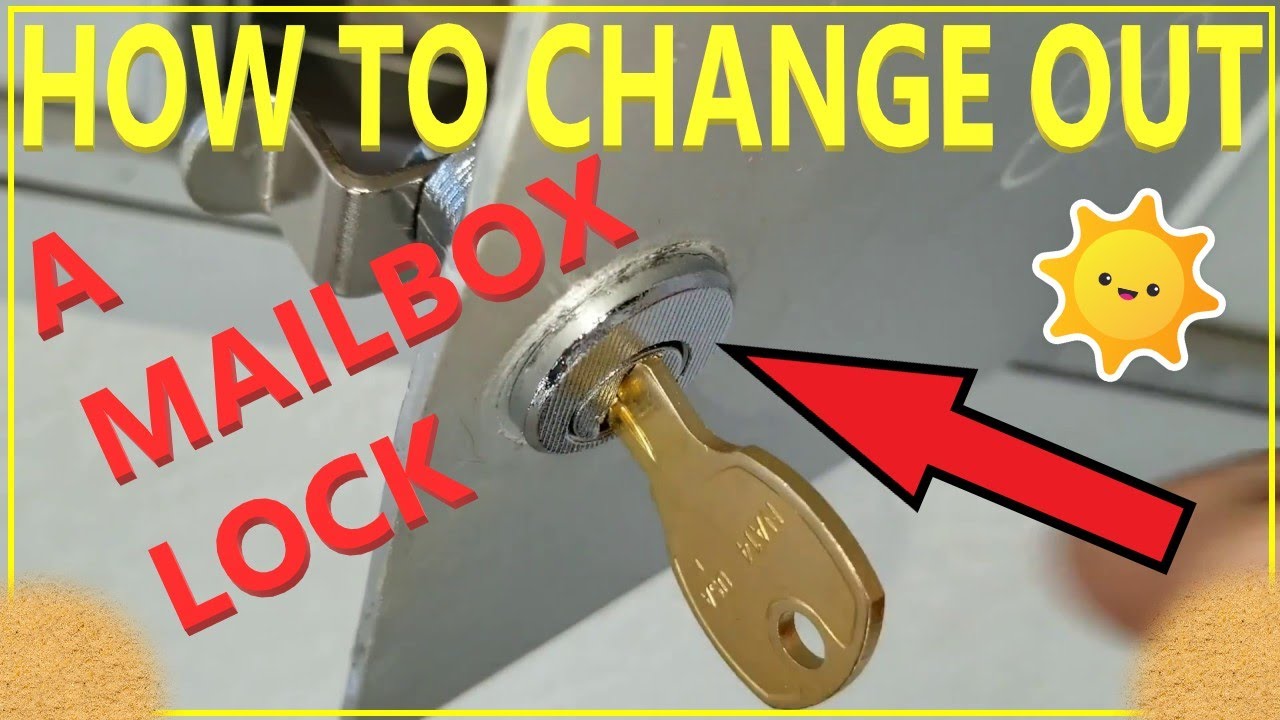 How To Change Out A Mailbox Lock YouTube