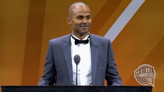 Tony Parker's Basketball Hall of Fame Enshrinement Speech