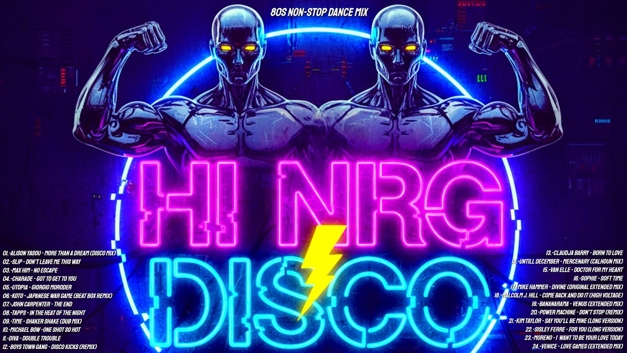 Hi-NRG DISCO '80s NON-STOP DANCE PARTY MIX - YouTube