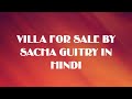 VILLA FOR SALE (ONE ACT PLAY In HINDI) BY SACHA GUITRY FOR B.A HONS MA. ENG