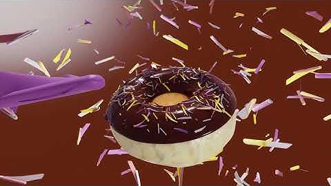 My First 3D Animation Video (From Donut Tutorial)