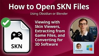 How to Open SKN Files (Obsidian or Blender)
