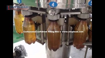how the carbonated soft drink filling machine running for filling csd beverage