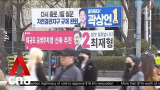 South Koreans to vote in legislative elections seen as litmus test for President Yoon Suk-yeol