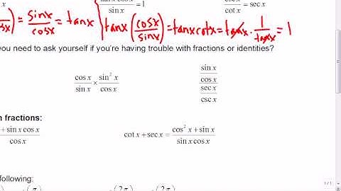 Mr Joyce - Math 12 Trig Identities part 1 (i)
