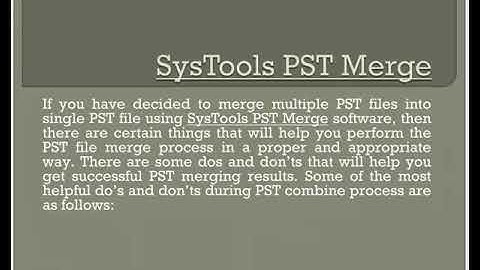 Merge PST file in Outlook 2016, 2013, 2010 , 2007 - Do
