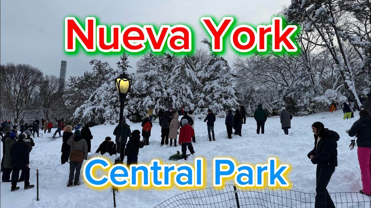 Alerta 🚨 En Nueva York Tormenta Invernal Mas Grande En dos Décadas Central Park NYC 2026