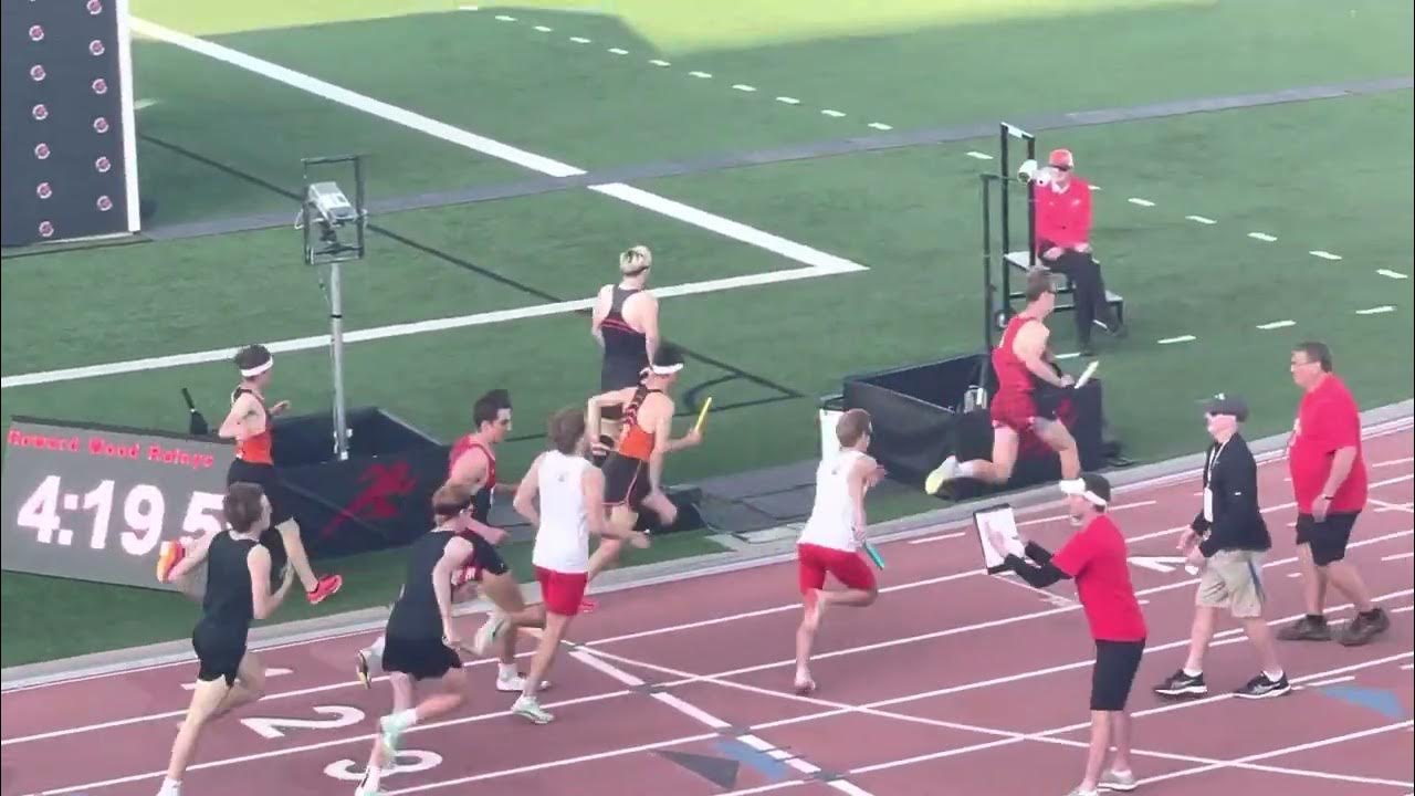 2023 Inaugural Distance Medley Relay Howard Wood Relays YouTube