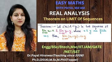 Theorem on Limit of Addition of Two sequences I Sequences I Real Analysis I RTMNU I B.Sc I Engg