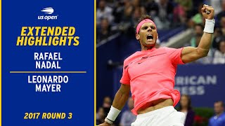 Rafael Nadal vs. Leonardo Mayer Extended Highlights | 2017 US Open 2017 Round 3