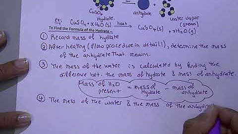 Fall 2017 CHEM111 Experiment #6 Pre Lab Lecture Video