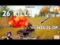 Insane 26 Kills Chicken Dinner M24 Power ft. Pratham