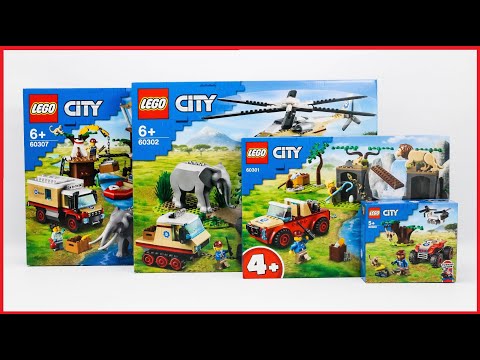 Lego City Wlidlife Rescue 2021 Compilation Speed Build