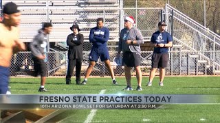 Fresno State Practices Ahead Of Arizona Bowl On Saturday