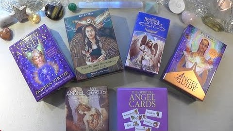 My ANGEL DECKS Collection PART 1. 15 decks in each video. Second video linked below & at the end.