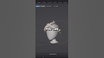 Create hair with one click pt3 #blender #anime #game #3dprinting  #blender3d