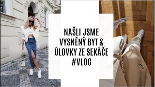 NAŠLI JSME VYSNĚNÝ BYT & ÚLOVKY ZE SEKÁČE #VLOG