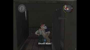 Bully PS2 - Jimmy giving Angie a swirly