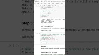 Opening and Reading Files | 100 Days of Python Programming | Day-09  part 2 #learnpython #shorts