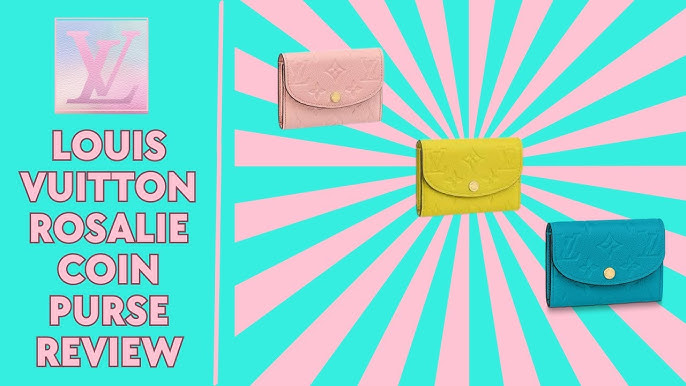 LOUIS VUITTON ROSALIE COIN PURSE; in-depth review and sharing what fits  inside