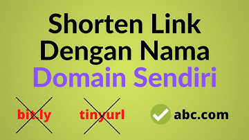 Cara Mudah Membuat Shorten Link (seperti bit.ly atau tinyurl.com) Dengan Domain Sendiri - Indonesia