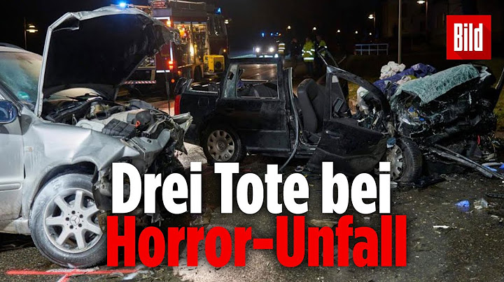 Frontal-Crash auf einer Landstraße mit mehreren Toten und Verletzten