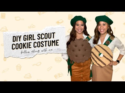DIY Girl Scout Cookie Costume