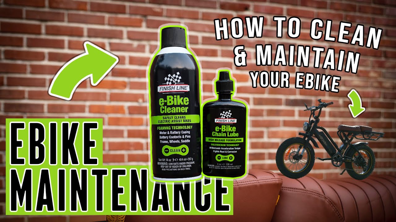 Electric Bike Maintenance How to Clean and Maintain your Ebike YouTube