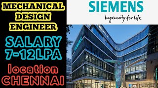 TOP MNC OPENING|DESIGN ENGINEER JOBS IN CHENNAI|MECHANICAL ENGINEER JOBS|FRESHER JOBS|SIEMENS