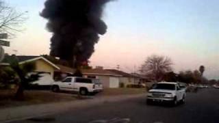 Huge fire @ clovis future ford