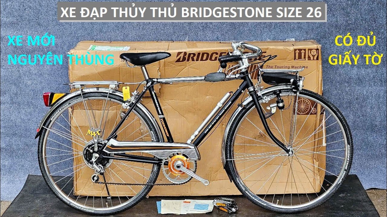 ĐÃ BÁN. Xe đạp thủy thủ Bridgestone size 26. Xe mời nguyên thùng, có đủ giấy tờ. Cực đẹp