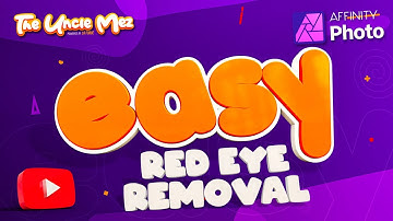 Episode #5: Easy Red Eyes Removal (with Affinity Photo Beta 1.7)