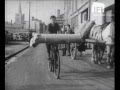 Cycling in Dublin 1940s.IFI film.