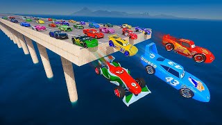 Pixar Cars 3 Race Crazy Track The King VS McQueen and Friends Cruz Ramirez Chick Hicks Jackson Storm