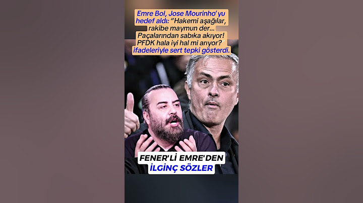 Emre Bol’dan Sert Çıkış: “Mourinho’nun Paçalarından Sabıka Akıyor!”
