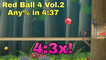 [PB] Red Ball 4 Vol.2 Any% Speedrun in 4:37.500