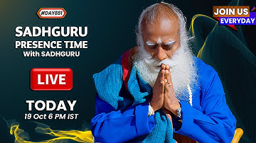 🔴LIVE | Sadhguru Presence Time | HAPPY DIWALI | Isha Yoga Center | 6 PM | 19 Oct | #Day881