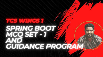 🔥T4 Code Snippet Spring Boot MCQs with Answers TCS Wings 1 Digital And Guidance Program✅