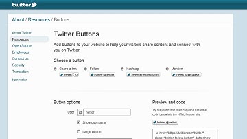 How to Add Twitter Buttons to your Website