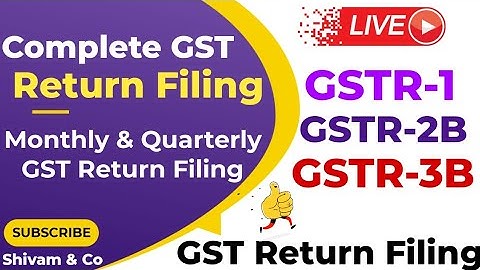 Complete GST Return filing with live demo | GST Return filing | How to file GSTR1 and GSTR 3b online