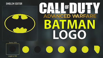 Advanced Warfare - Batman Emblem Editor Tutorial (EASY)