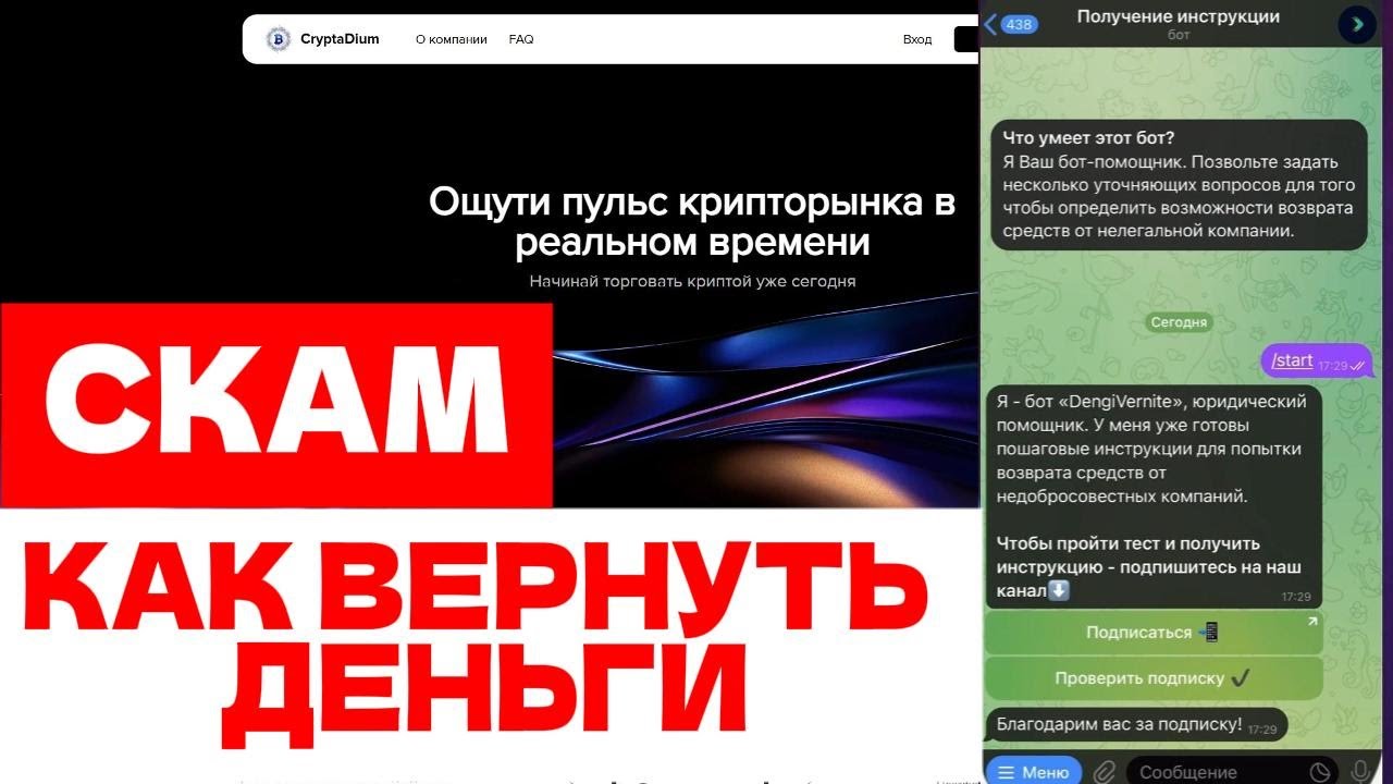 CRYPTADIUM (CRYPTA-DIUM.CO) ОБЗОР И ОТЗЫВЫ 2026. БРОКЕР МОШЕННИК?