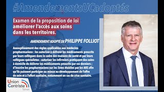 Permettre l'accès aux soins dans les territoires avec les propharmacies ! Amendement Folliot