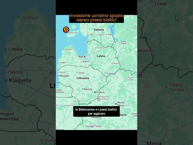 INVASIONE UCRAINA SPAZIO AEREO PAESI BALTICI
