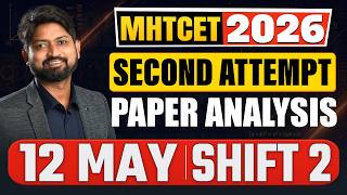 12 May Shift 2 Maths Paper Analysis | MHTCET 2026 | by Ankush Sir | GanitAnk | #mhtcet2026