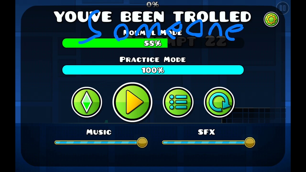 Finally beated troll level😭😭😭😭😭